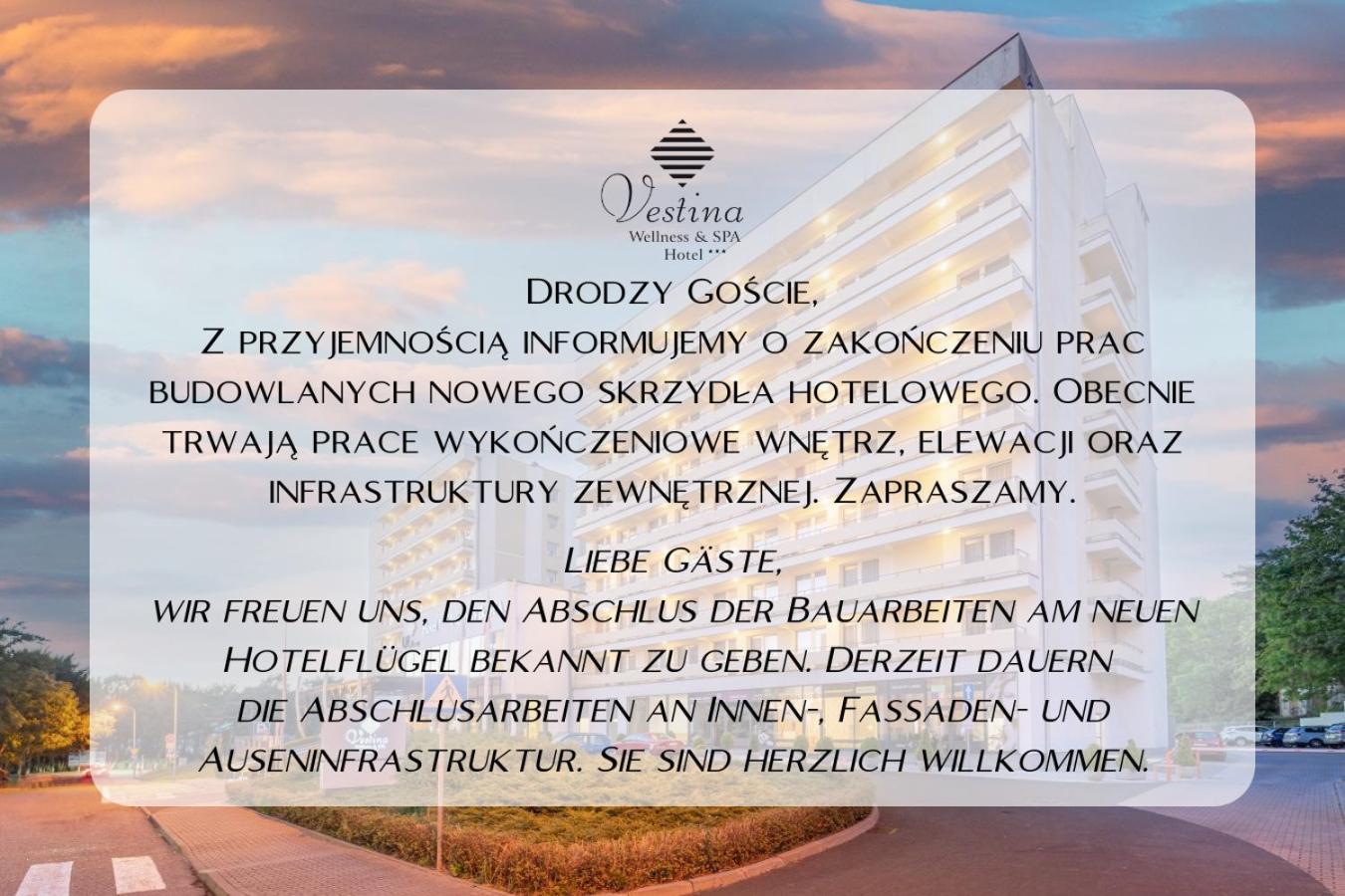 Vestina Wellness & Spa Hotel Мендзиздрое Екстериор снимка